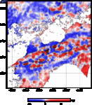 Gravity Map (Residual Bouguer anomalies) (Ground Density: 2.30 g/cm3)