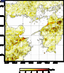 Gravity Map (Horizontal gradients) (Ground Density: 2.00 g/cm3)