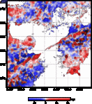 Gravity Map (Residual Bouguer anomalies) (Ground Density: 2.00 g/cm3)