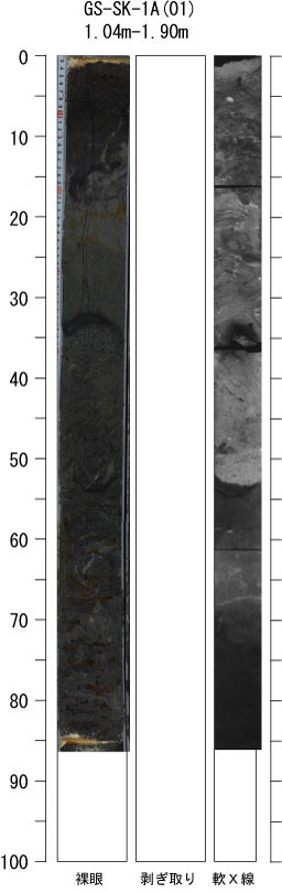ボーリングコア画像～草加コア～