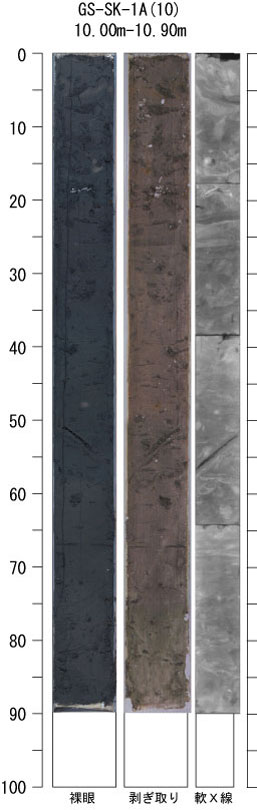 ボーリングコア画像～草加コア～