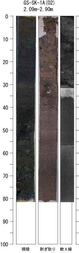ボーリングコア画像～草加コア～