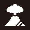 火山と活断層の表示