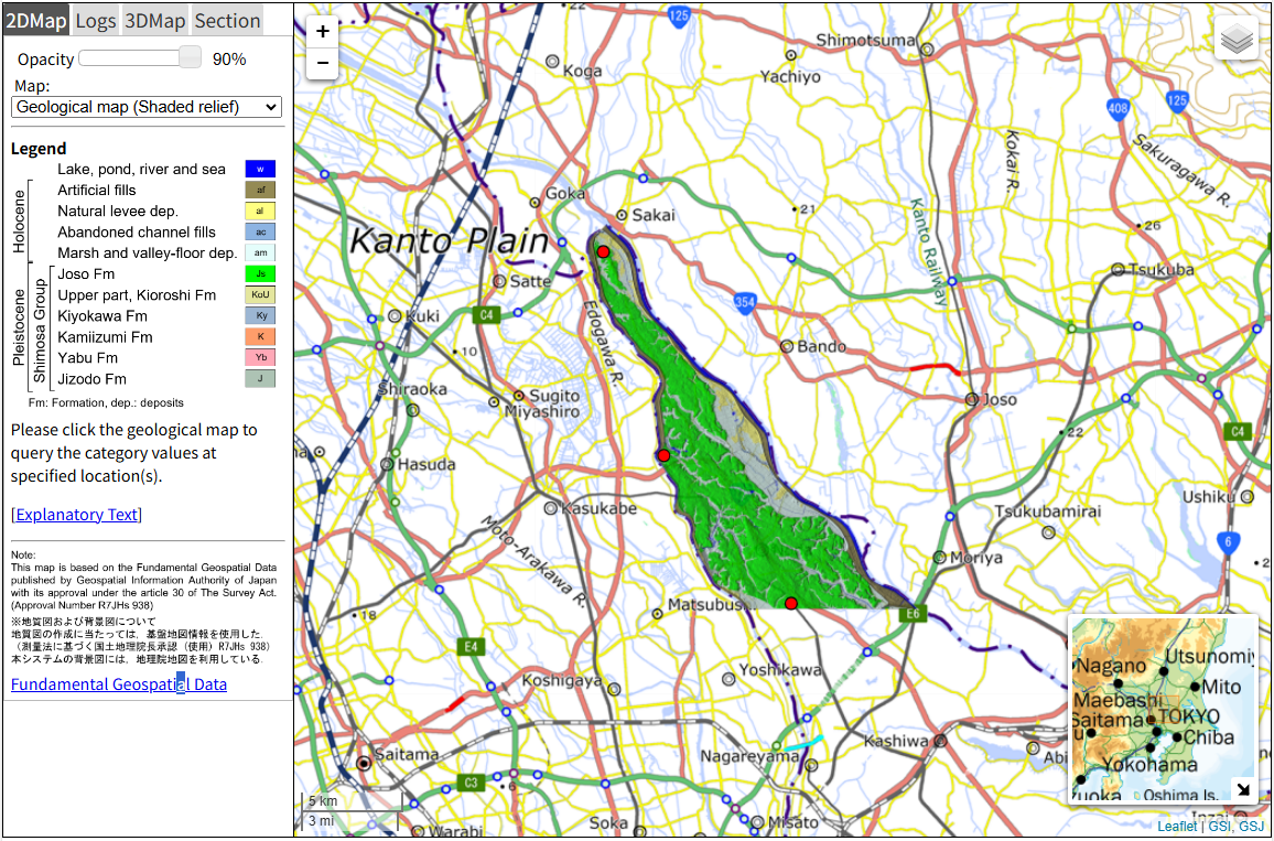 Browsing Sytem of Urban Geological Map