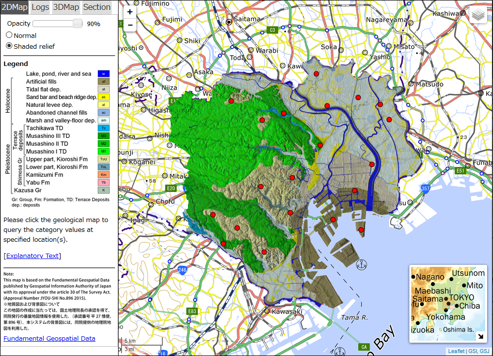 Browsing Sytem of Urban Geological Map