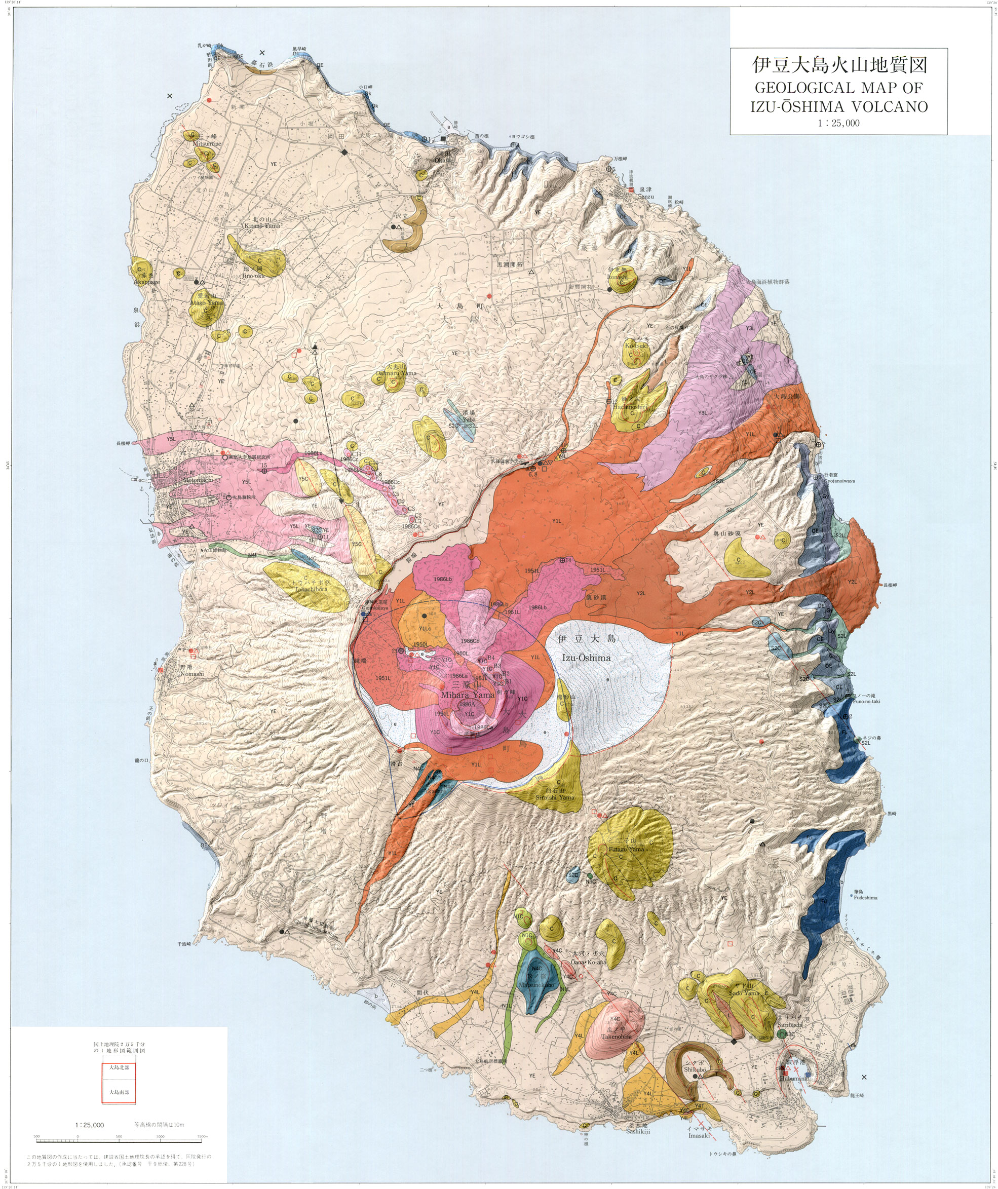 Izu-Oshima_TopographicShading