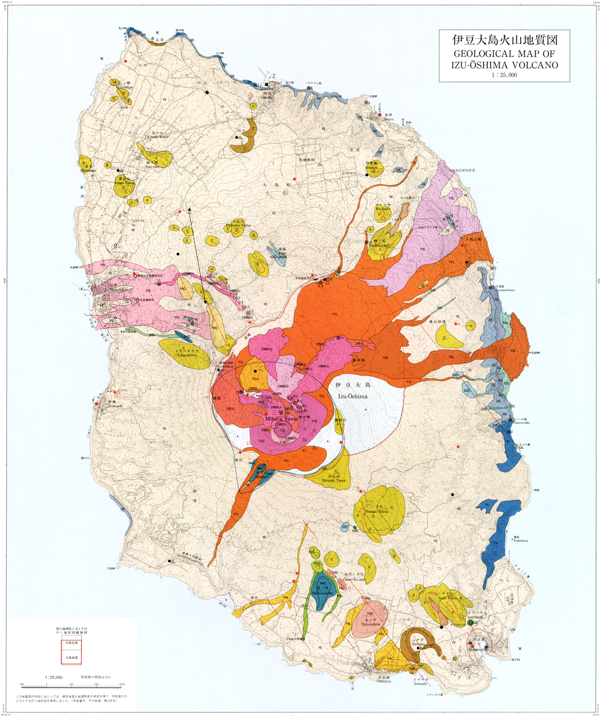 Izu-Oshima_GeologicMap