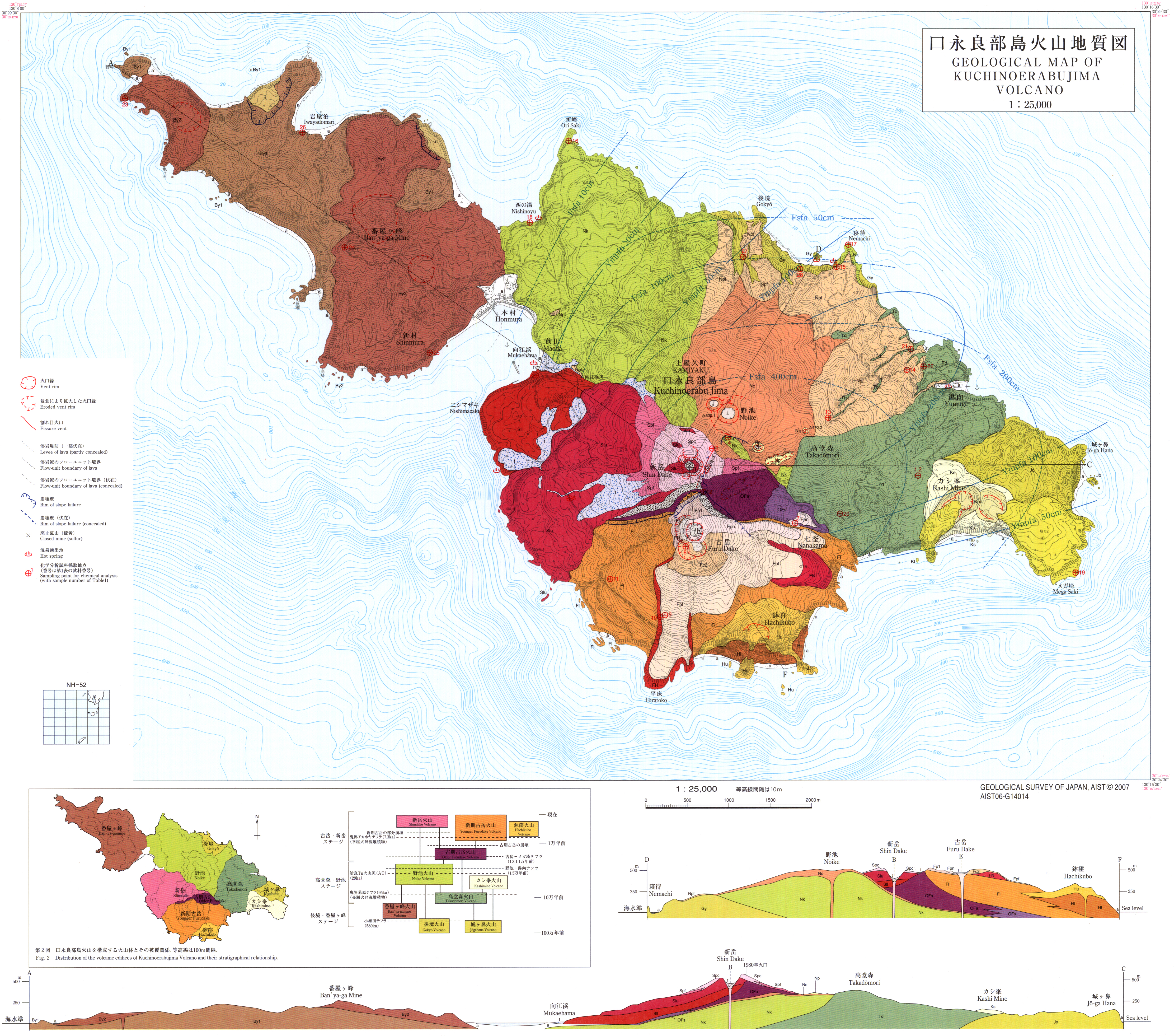 Kuchinoerabujima_GeologicMap