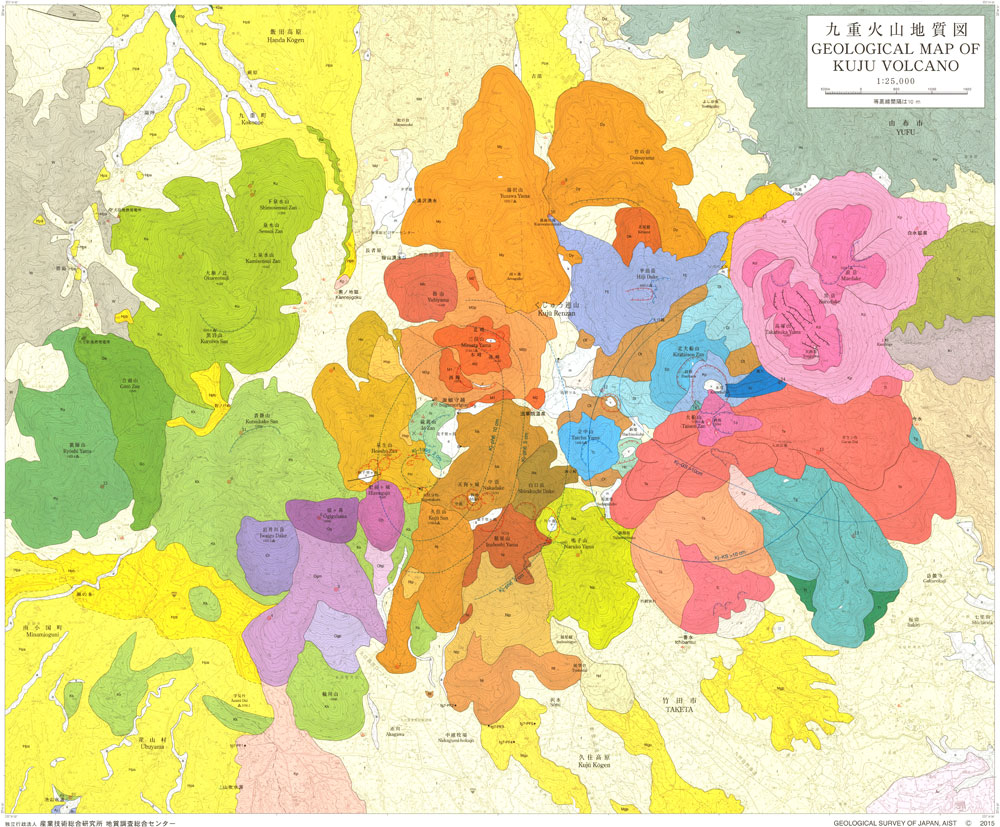 九重地質図小