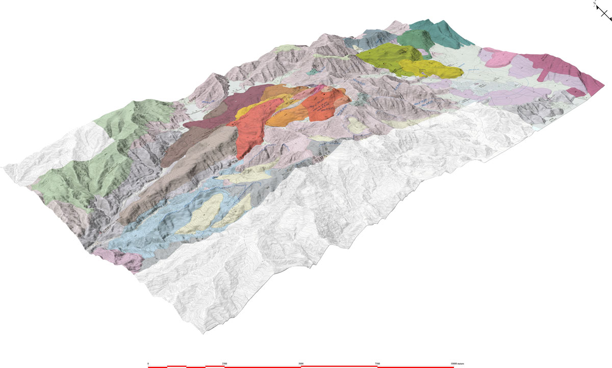 日光白根及び三岳鳥瞰図2