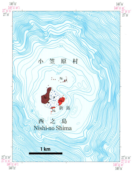 西之島地質図