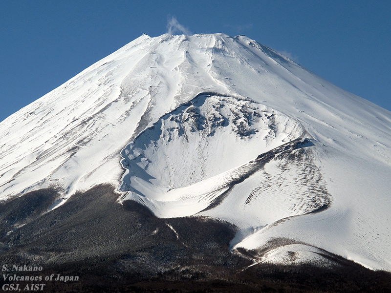 Photo of the volcano